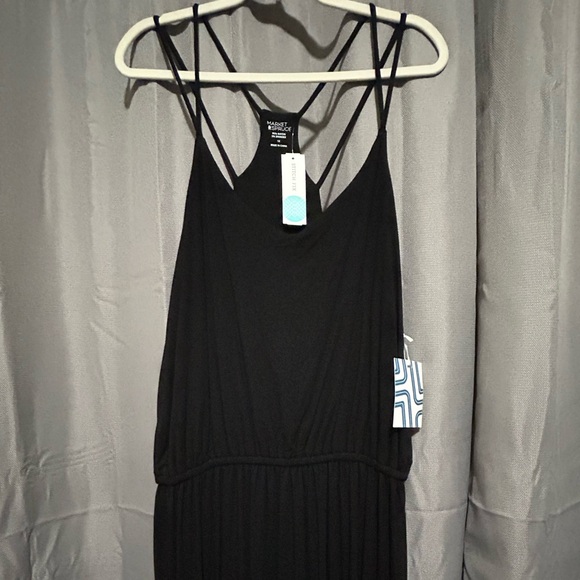 Black Knit Maxi Dress - Picture 4 of 11